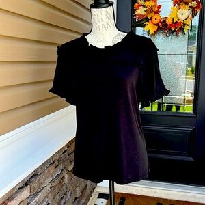 Karl Lagerfeld Black Blouse